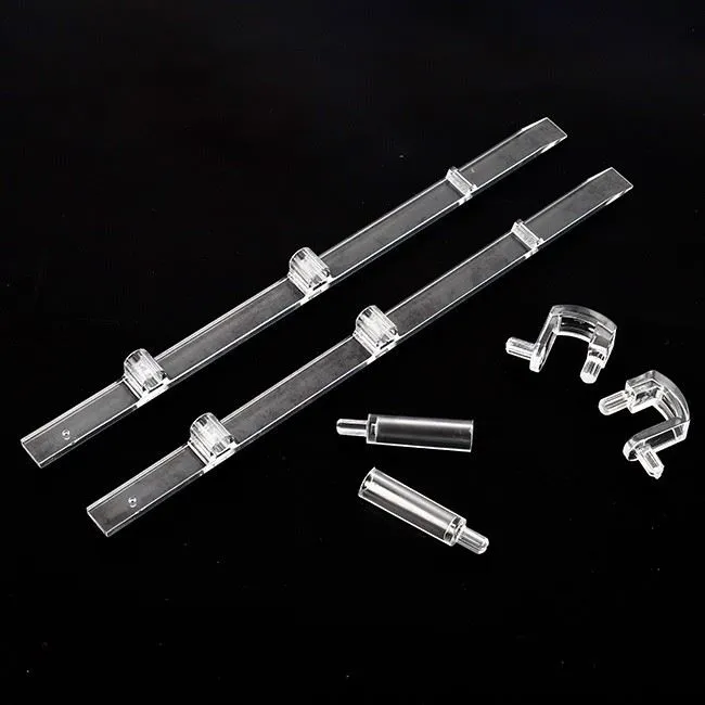 Clear Plastic PS Divider Interchangeable length Inserts Moulding